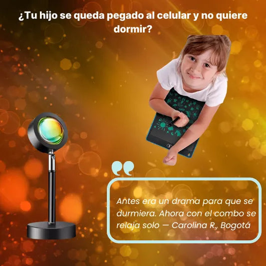 Combo Noche Mágica - Tableta creativa + Proyector relajante